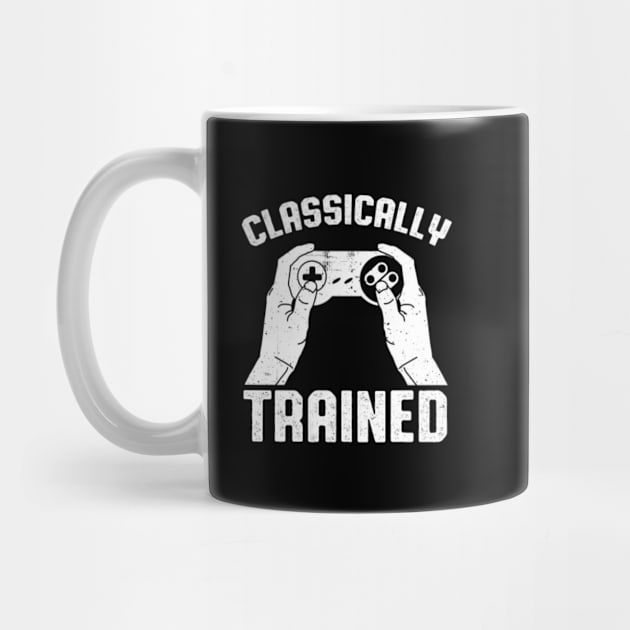 Classically Trained Funny Gaming Nerd Gamer Retro Geek by GreenCraft